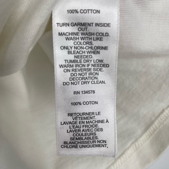 Vineyard Vines Top Girl’s XL Cream Floral Logo Whale Fisherman Nautical Preppy - Picture 5 of 7